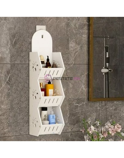 Стенна етажерка за окачване с 3 рафтове